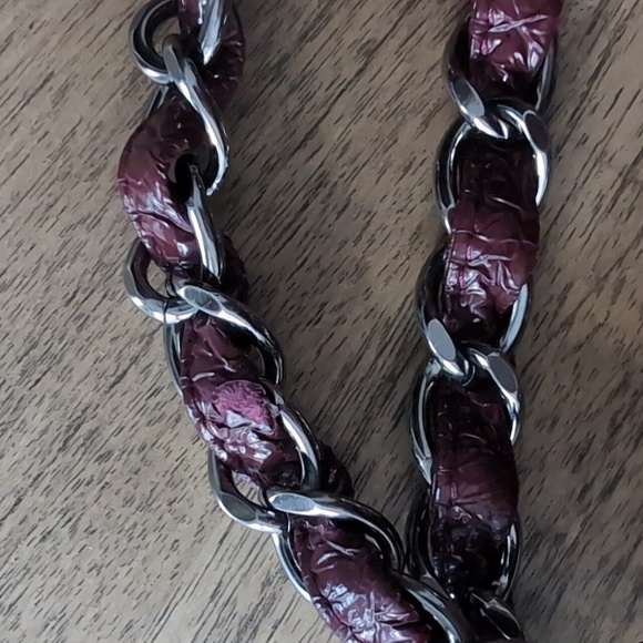 Chanel Vinyl Embroidered Camellia Tote, Bordeaux - Picture 6 of 6